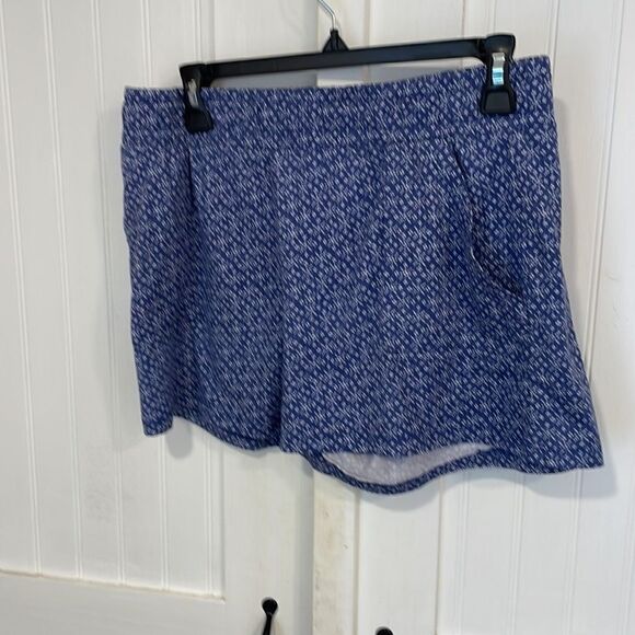 JACLYN INTIMATES blue and white pajama shirt and shorts size XL - Picture 5 of 8